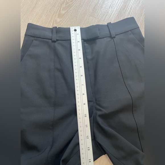 COS Wool Black Wide-leg Crop Trousers - Picture 11 of 13